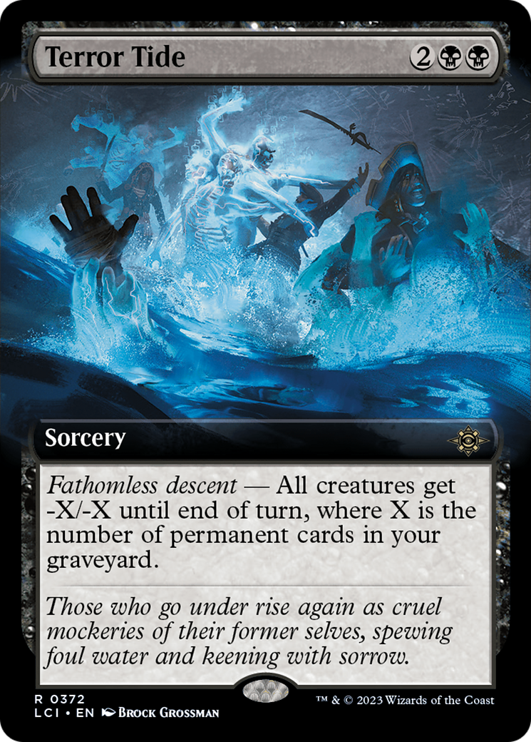 Terror Tide (Extended Art) [The Lost Caverns of Ixalan] - Destination Retro