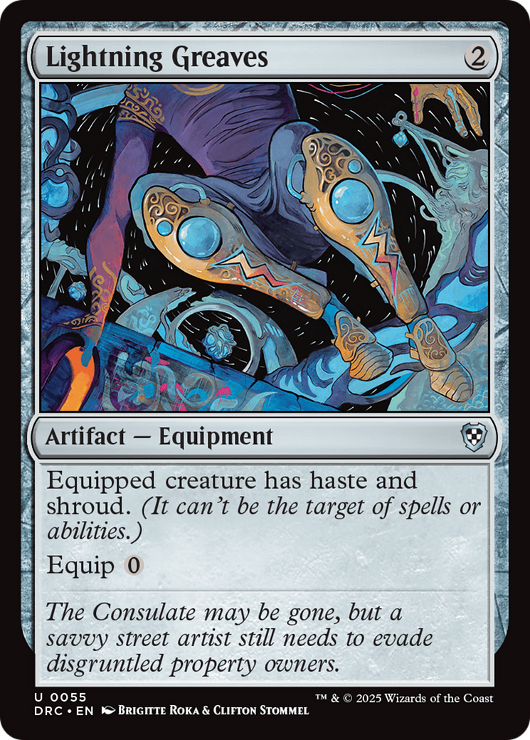 Lightning Greaves [Aetherdrift Commander] - Destination Retro