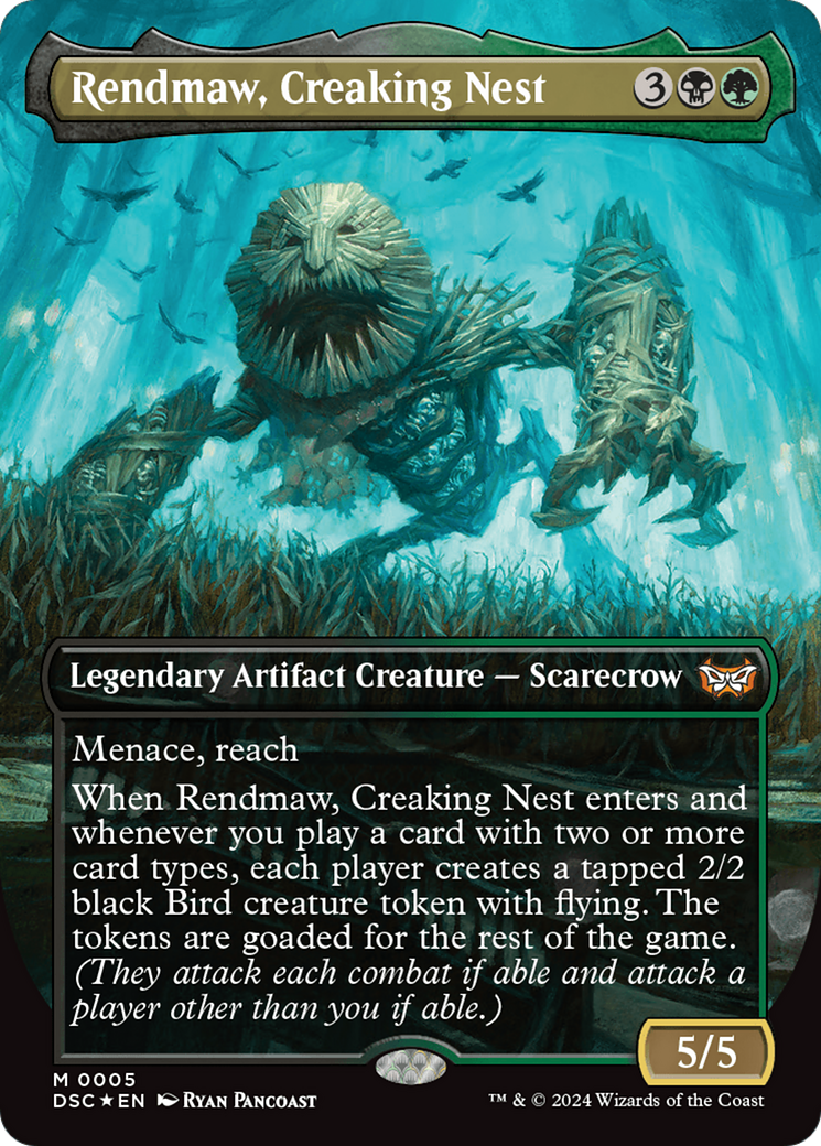 Rendmaw, Creaking Nest (Borderless) [Duskmourn: House of Horror Commander] - Destination Retro