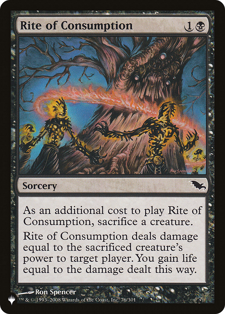 Rite of Consumption [The List] - Destination Retro