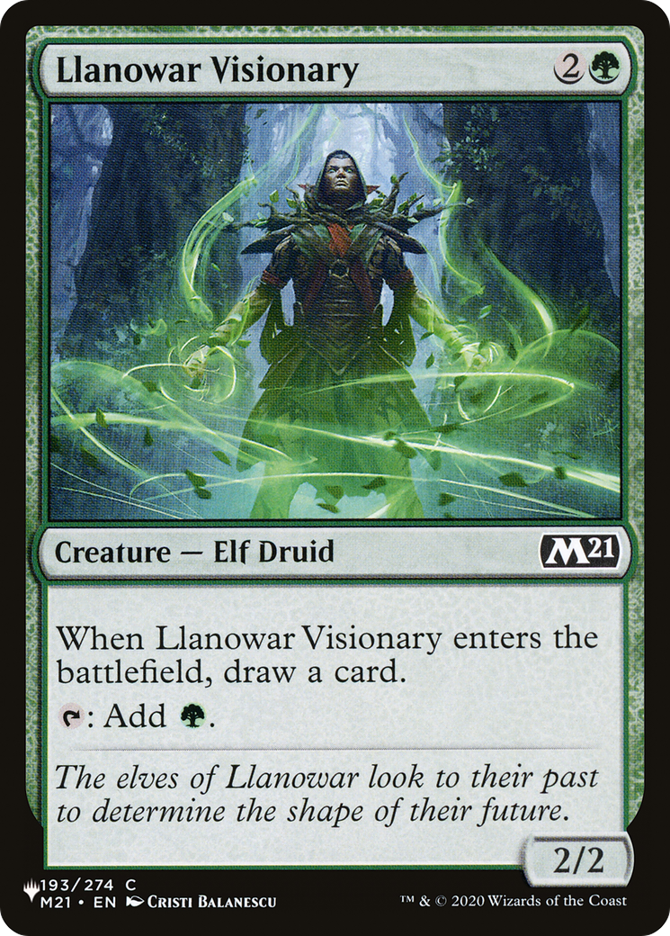 Llanowar Visionary [The List] - Destination Retro