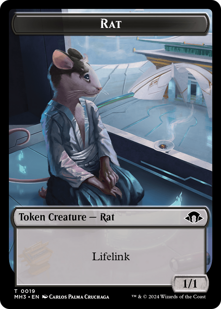 Rat // Energy Reserve Double-Sided Token [Modern Horizons 3 Tokens] - Destination Retro