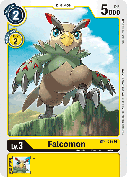 Falcomon [BT4-036] [Great Legend] - Destination Retro
