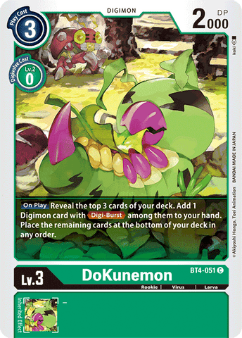 DoKunemon [BT4-051] [Great Legend] - Destination Retro