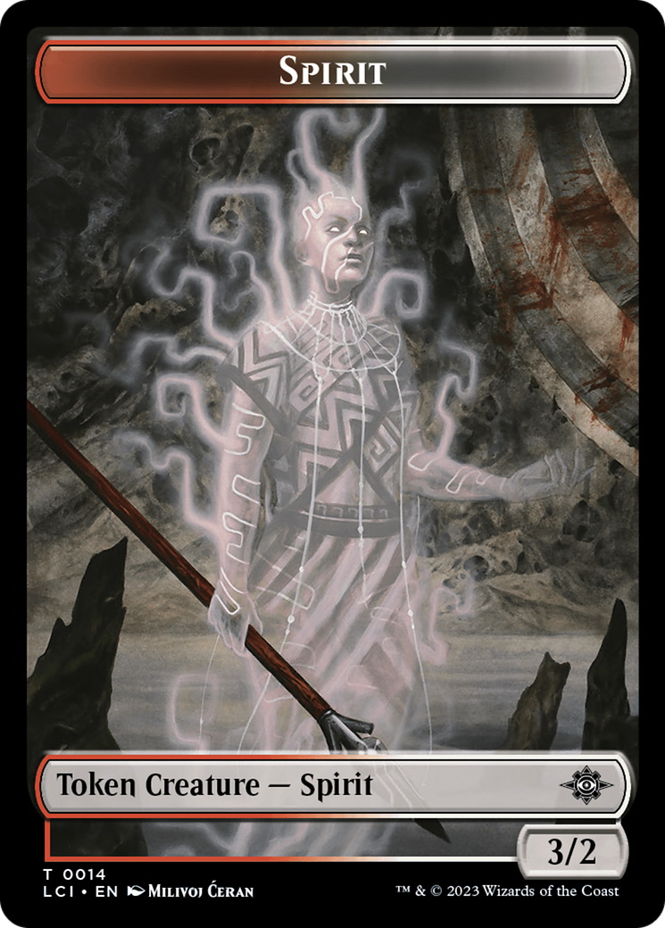 Map // Spirit Double-Sided Token [The Lost Caverns of Ixalan Tokens] - Destination Retro