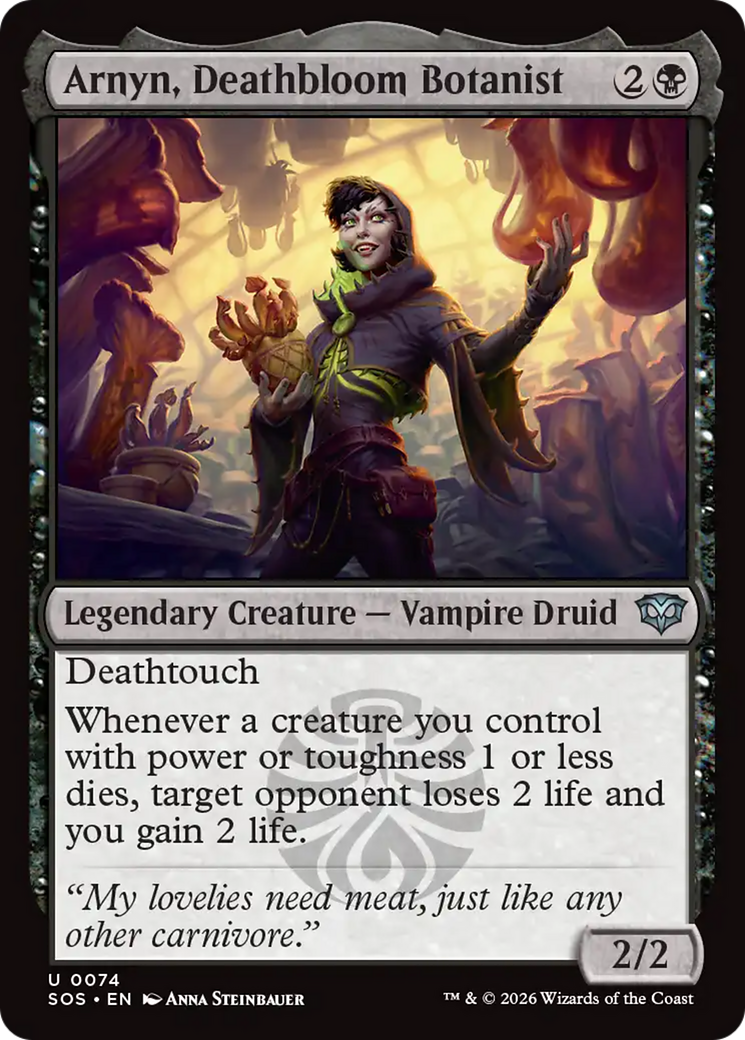 Arnyn, Deathbloom Botanist [Secrets of Strixhaven] - Destination Retro