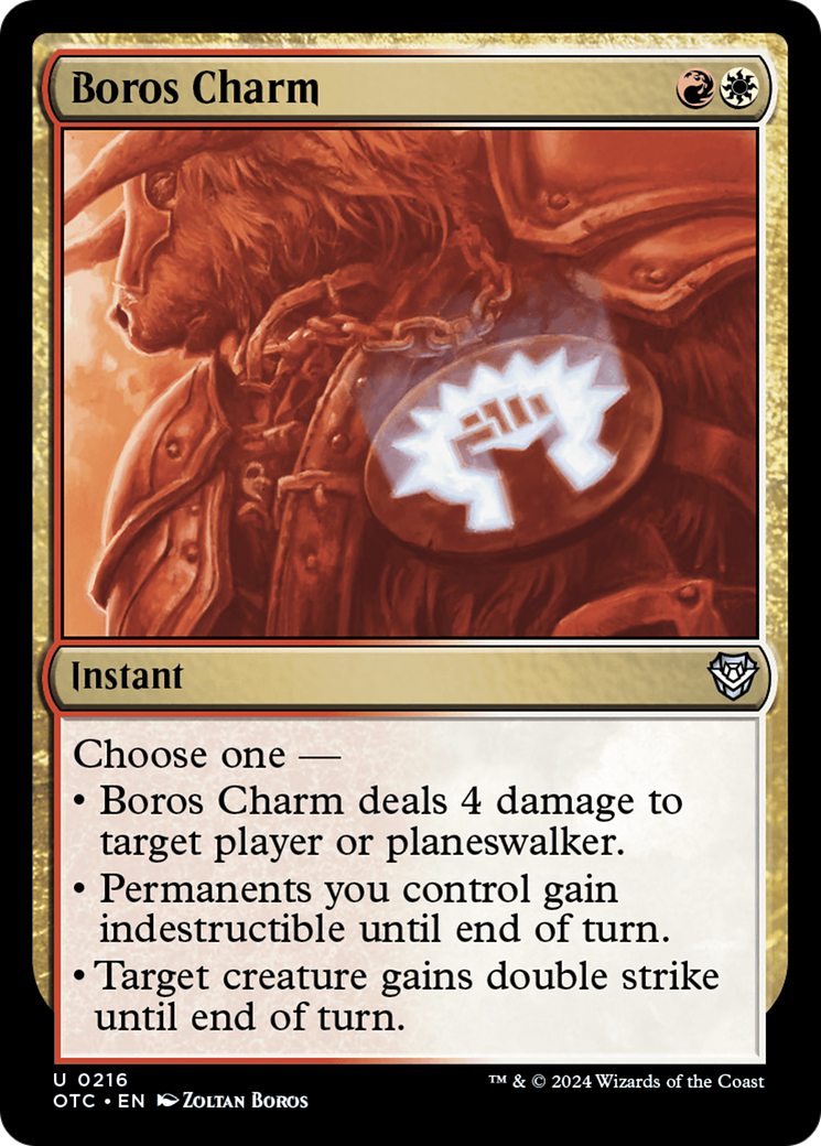 Boros Charm [Outlaws of Thunder Junction Commander] - Destination Retro