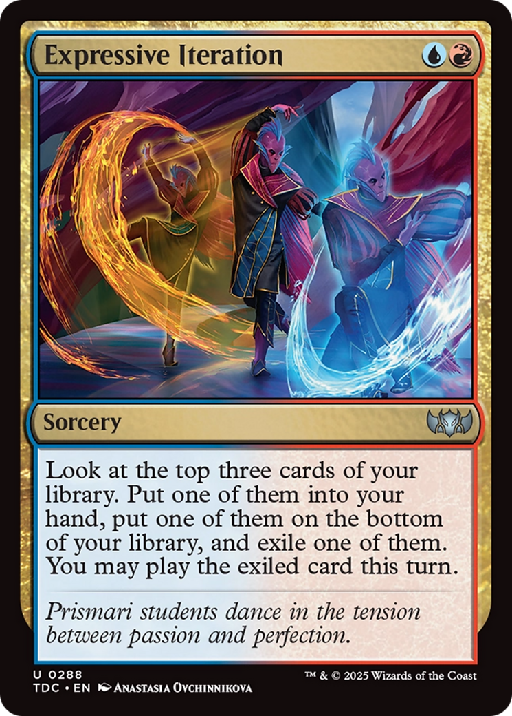 Expressive Iteration [Tarkir: Dragonstorm Commander] - Destination Retro