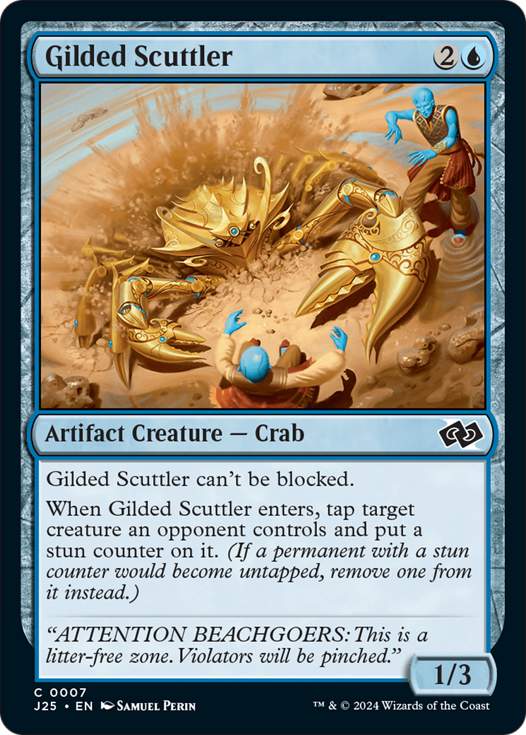 Gilded Scuttler [Foundations Jumpstart] - Destination Retro
