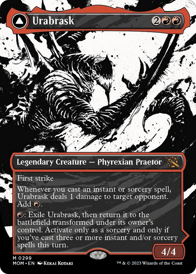 Urabrask // The Great Work (Showcase Planar Booster Fun) [March of the Machine] - Destination Retro
