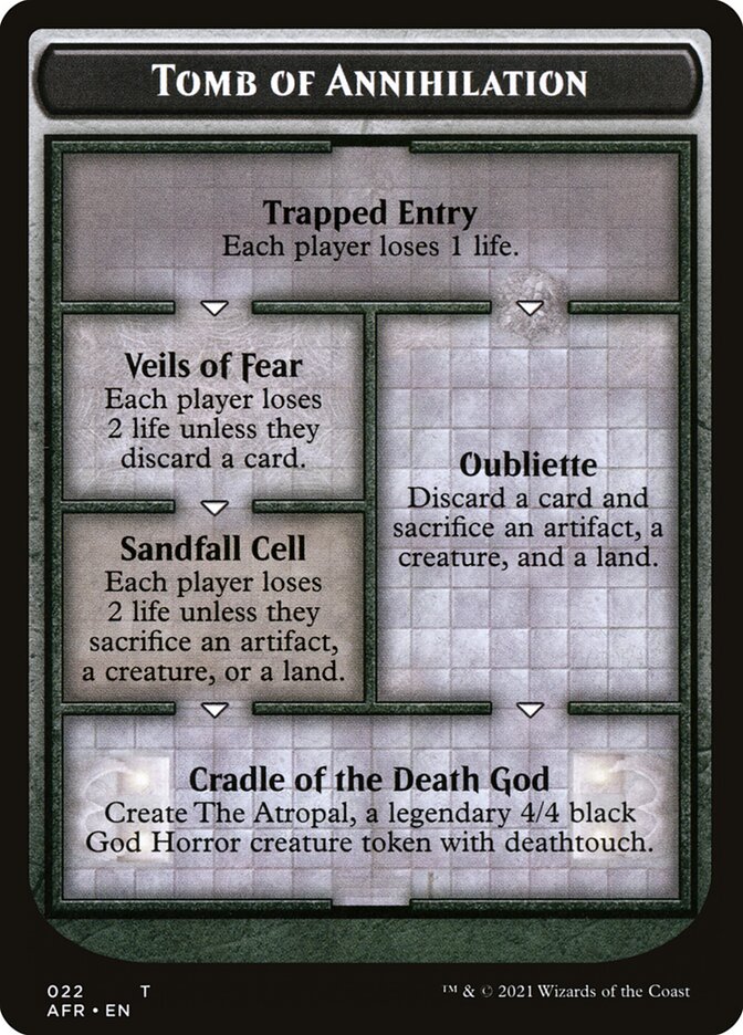 Dungeon of the Mad Mage // Tomb of Annihilation Double-Sided Token [Dungeons & Dragons: Adventures in the Forgotten Realms Tokens] - Destination Retro