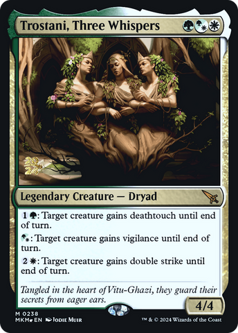 Trostani, Three Whispers [Murders at Karlov Manor Prerelease Promos] - Destination Retro