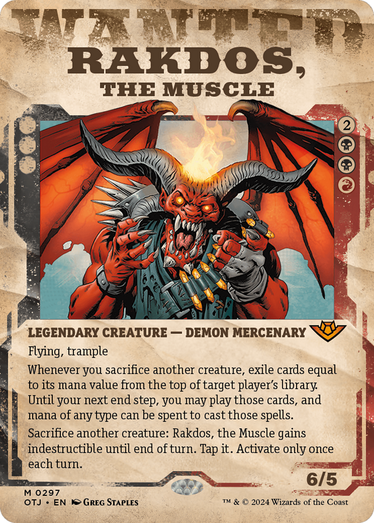 Rakdos, the Muscle (Showcase) [Outlaws of Thunder Junction] - Destination Retro