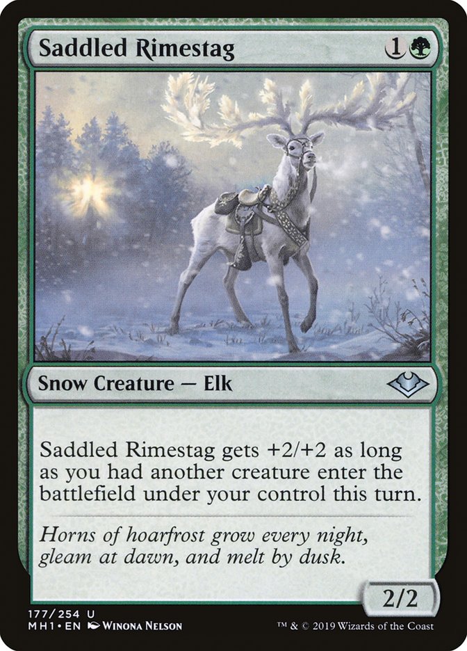 Saddled Rimestag [Modern Horizons] - Destination Retro
