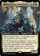 Admiral Brass, Unsinkable (Extended Art) [The Lost Caverns of Ixalan Commander] - Destination Retro