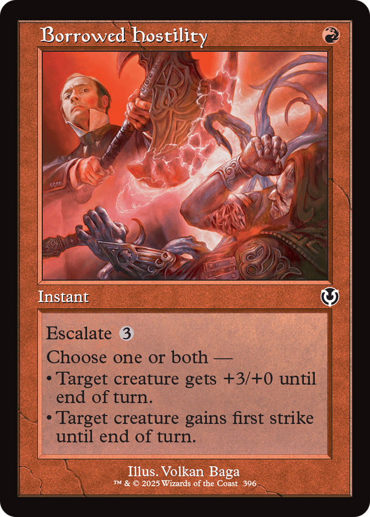 Borrowed Hostility (Retro Frame) [Innistrad Remastered] - Destination Retro