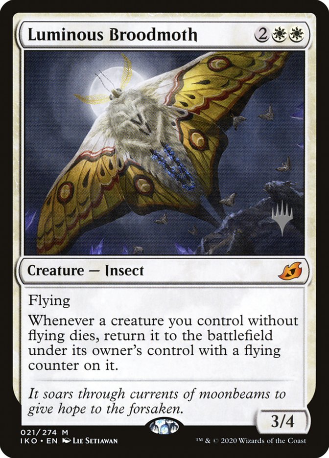 Luminous Broodmoth (Promo Pack) [Ikoria: Lair of Behemoths Promos] - Destination Retro