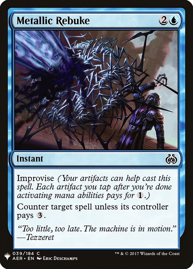 Metallic Rebuke [Mystery Booster] - Destination Retro