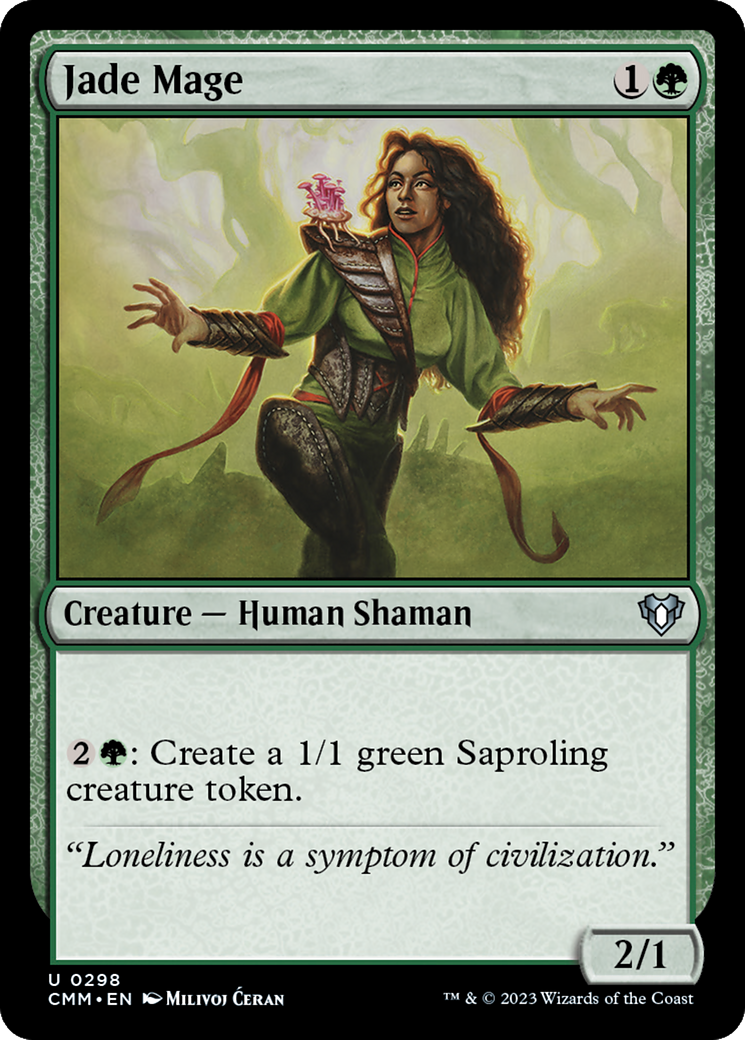 Jade Mage [Commander Masters] - Destination Retro