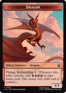 Dragon // Food (0019) Double-Sided Token [Avatar: The Last Airbender Tokens] - Destination Retro