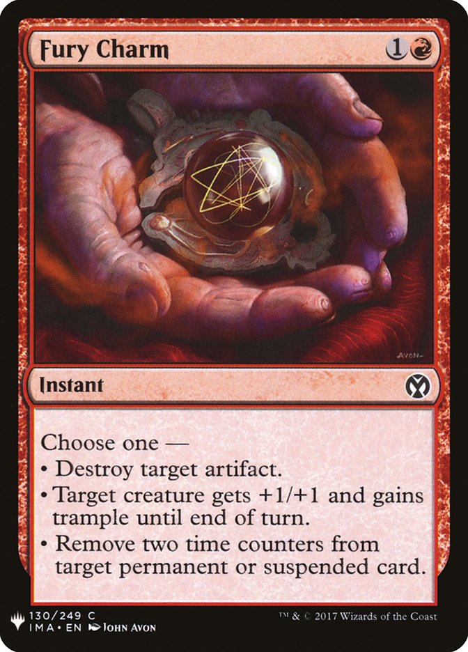 Fury Charm [Mystery Booster] - Destination Retro