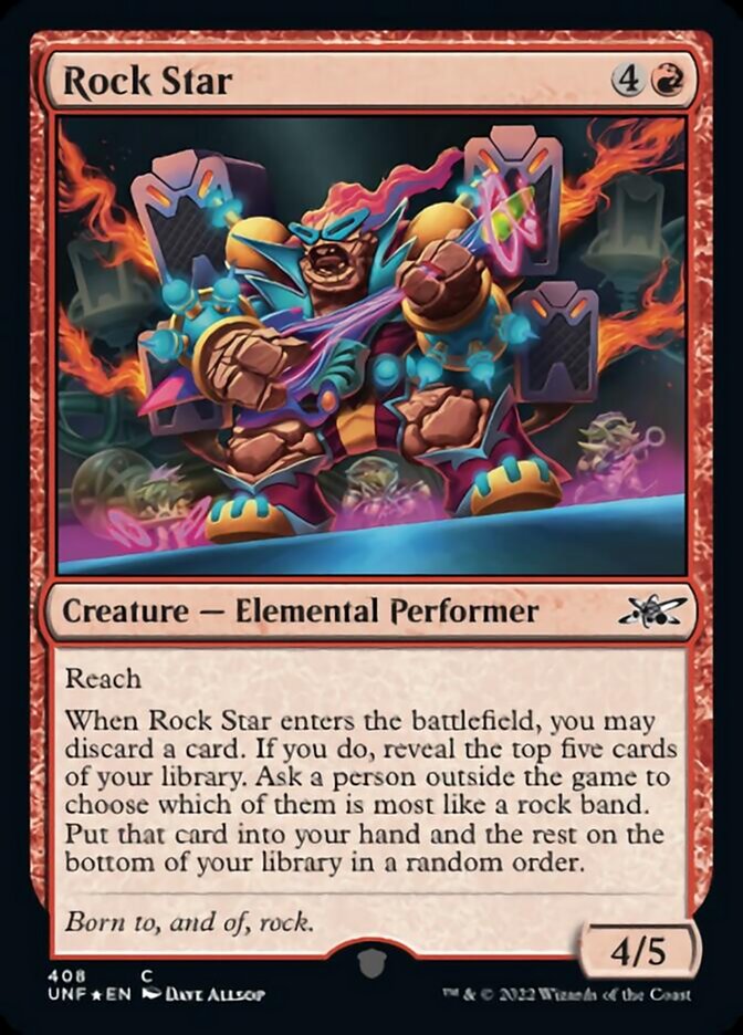 Rock Star (Galaxy Foil) [Unfinity] - Destination Retro