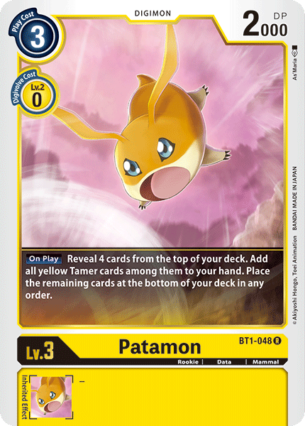 Patamon [BT1-048] [Release Special Booster Ver.1.0] - Destination Retro