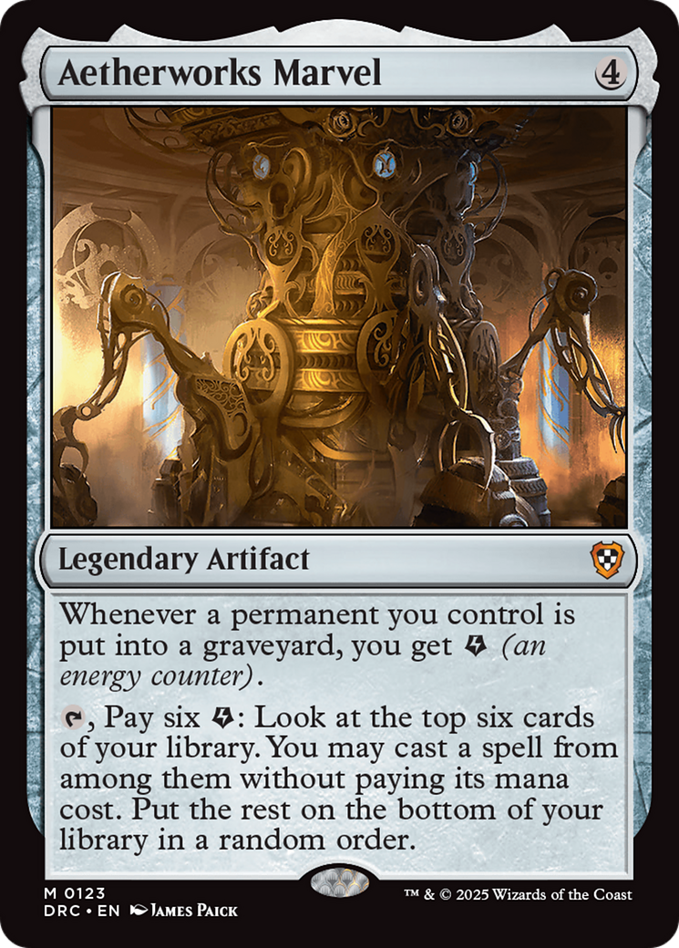 Aetherworks Marvel [Aetherdrift Commander] - Destination Retro