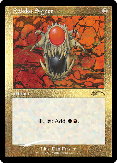 Rakdos Signet (Retro) (Foil Etched) [Secret Lair Drop Series] - Destination Retro