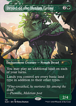 Dryad of the Ilysian Grove (Borderless) [Secret Lair Drop Series] - Destination Retro