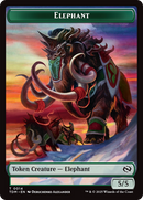 Elephant // Treasure Double-Sided Token [Tarkir: Dragonstorm Tokens] - Destination Retro