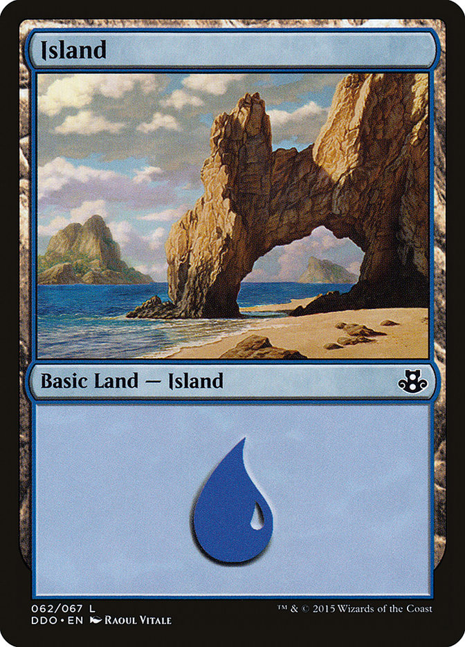 Island (62) [Duel Decks: Elspeth vs. Kiora] - Destination Retro