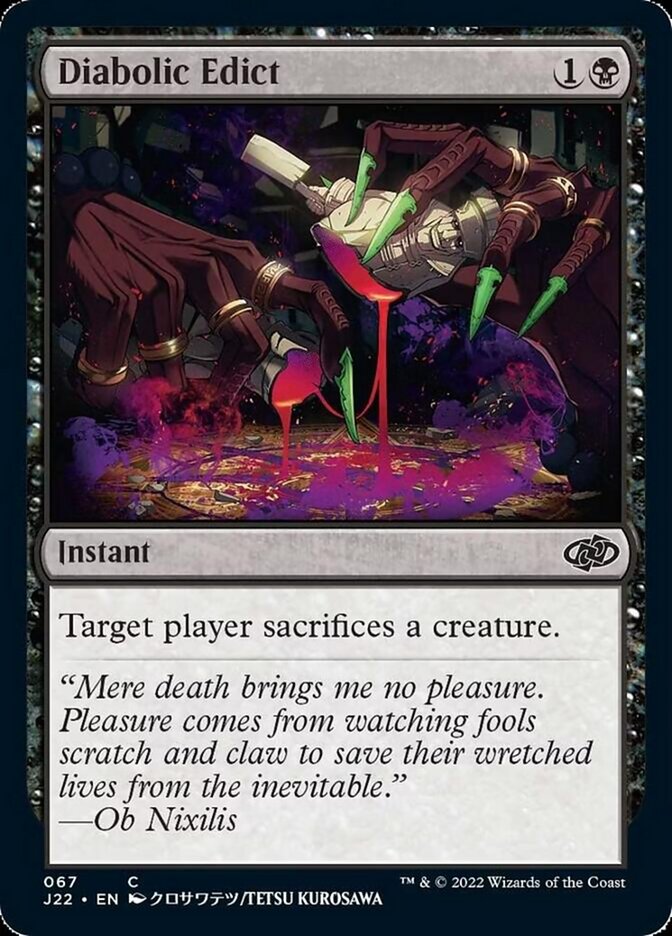 Diabolic Edict [Jumpstart 2022] - Destination Retro