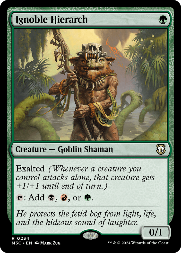 Ignoble Hierarch (Ripple Foil) [Modern Horizons 3 Commander] - Destination Retro