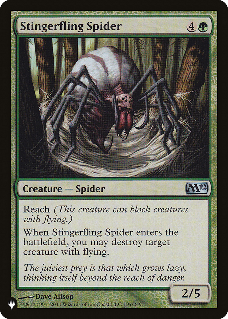 Stingerfling Spider [The List] - Destination Retro