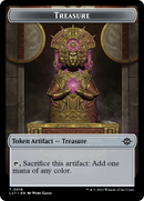 Treasure (0018) // Spirit Double-Sided Token [The Lost Caverns of Ixalan Tokens] - Destination Retro