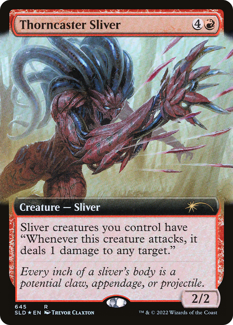 Thorncaster Sliver (Extended Art) [Secret Lair Drop Series] - Destination Retro