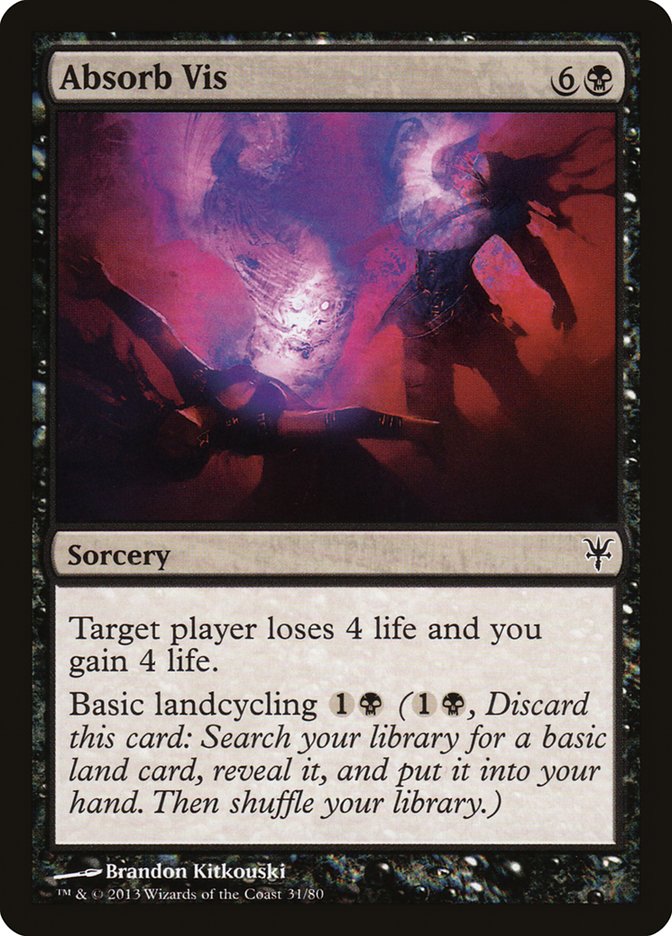 Absorb Vis [Duel Decks: Sorin vs. Tibalt] - Destination Retro