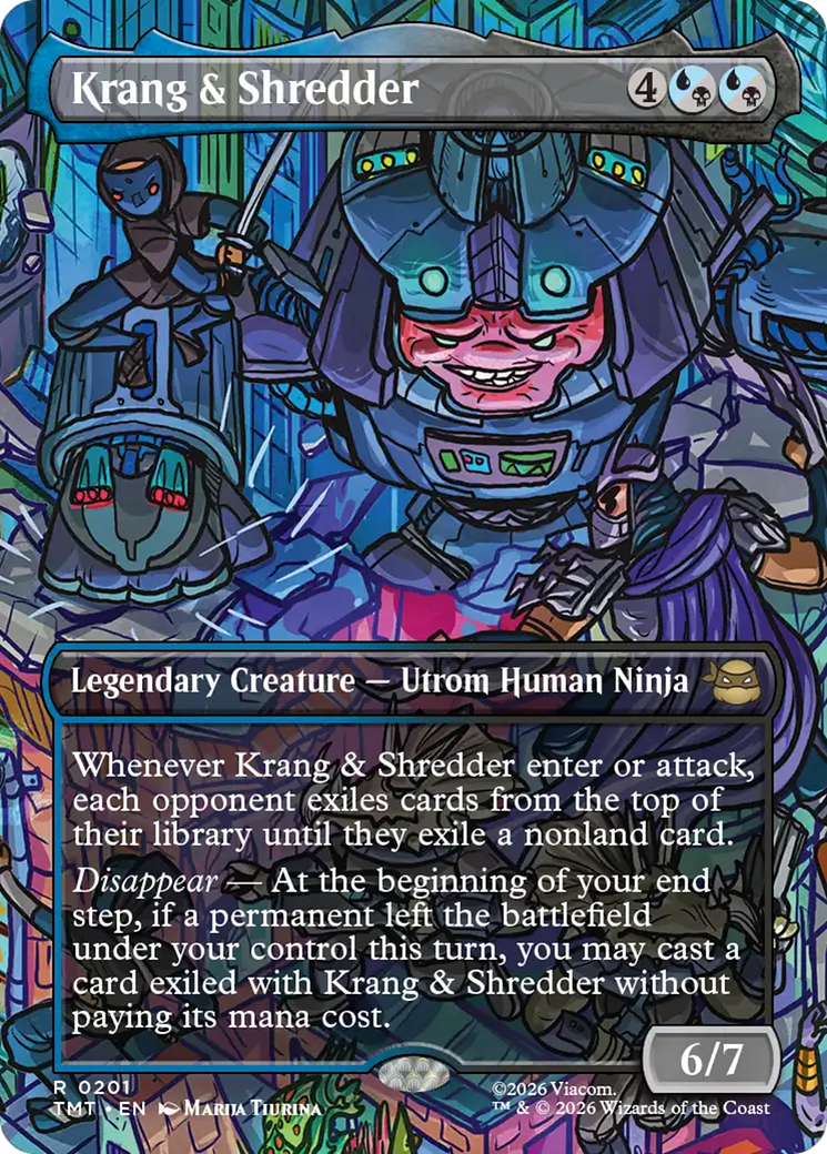 Krang & Shredder (Borderless) [Teenage Mutant Ninja Turtles] - Destination Retro