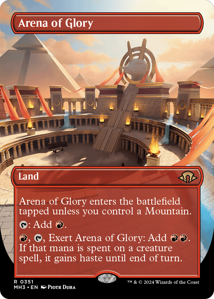 Arena of Glory (Borderless) [Modern Horizons 3] - Destination Retro