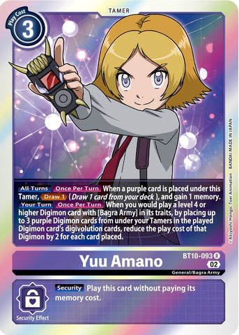 Yuu Amano [BT10-093] [Xros Encounter] - Destination Retro
