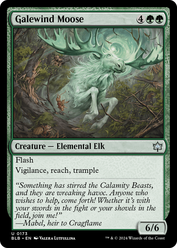 Galewind Moose [Bloomburrow] - Destination Retro
