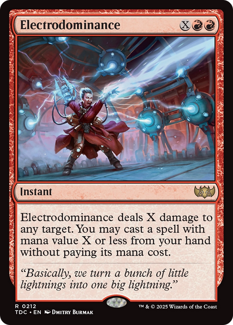 Electrodominance [Tarkir: Dragonstorm Commander] - Destination Retro