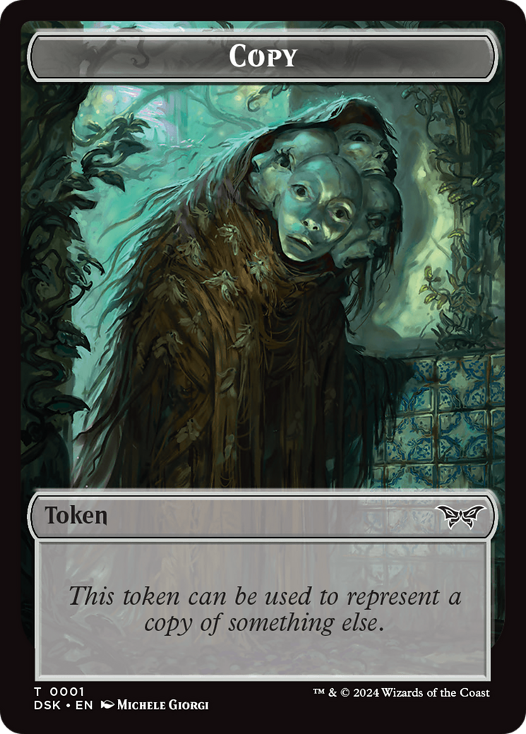 Copy Token [Duskmourn: House of Horror Tokens] - Destination Retro