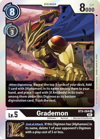 Grademon [BT9-064] [X Record] - Destination Retro