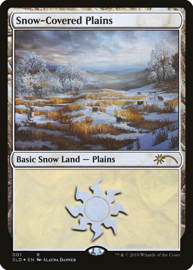 Snow-Covered Plains (001) [Secret Lair Drop Series] - Destination Retro