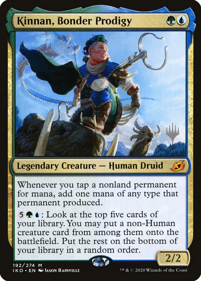 Kinnan, Bonder Prodigy (Promo Pack) [Ikoria: Lair of Behemoths Promos] - Destination Retro