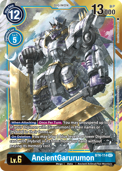 AncientGarurumon [BT4-114] (Alternate Art) [Great Legend] - Destination Retro