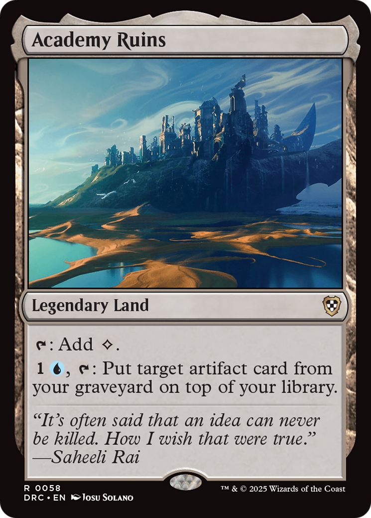 Academy Ruins [Aetherdrift Commander] - Destination Retro