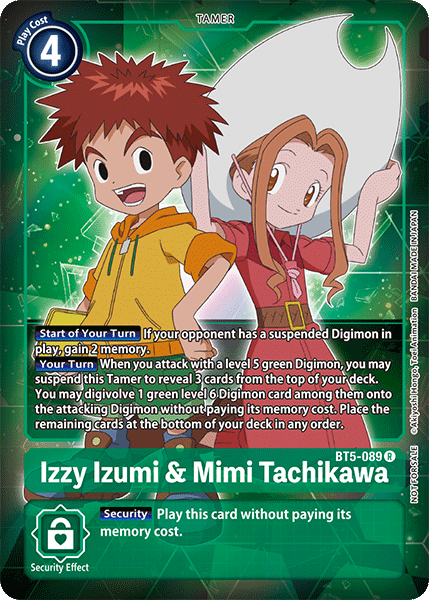 Izzy Izumi & Mimi Tachikawa [BT5-089] (Buy-A-Box Promo) [Battle of Omni] - Destination Retro